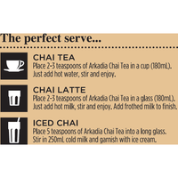Arkadia Chai Tea Vanilla 440g