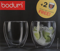 Bodum - PAVINA Double Wall Glasses Set of 6 + 2 FREE