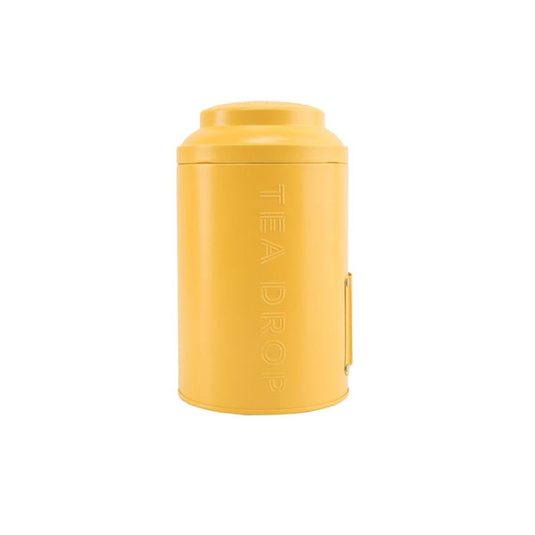 Tea Drop Radiant Yellow Storage Tin